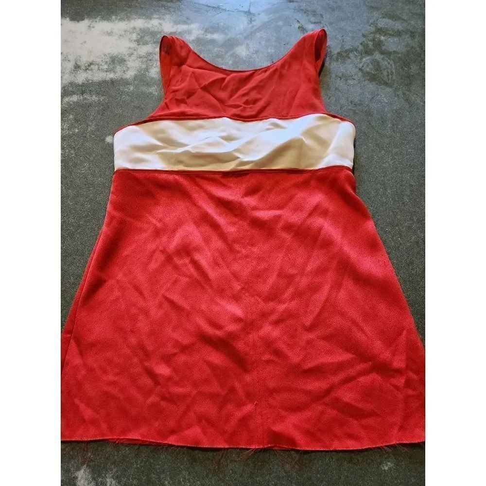 Alice+olivia red&white tank top sz Small